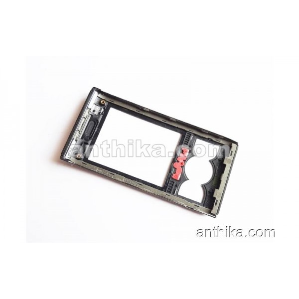 Sony Ericsson w585 w585i Kapak Original Front Cover Black Used