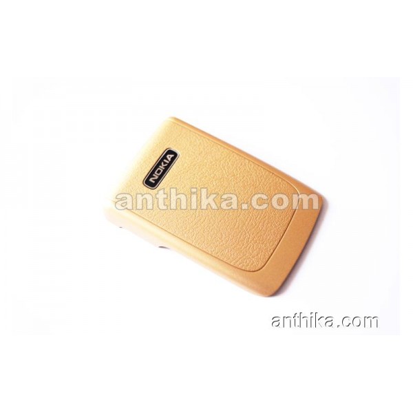 Nokia 6131 Kapak Original Battery Cover Gold New