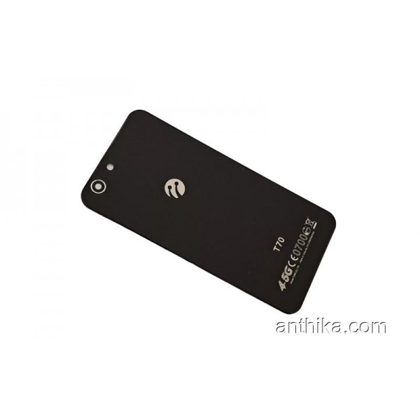 Turkcell T70 Kapak Arka Batarya Pil Kapağı Siyah