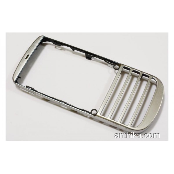 Nokia Asha 300 Kapak Orjinal Front Cover Silver Us...