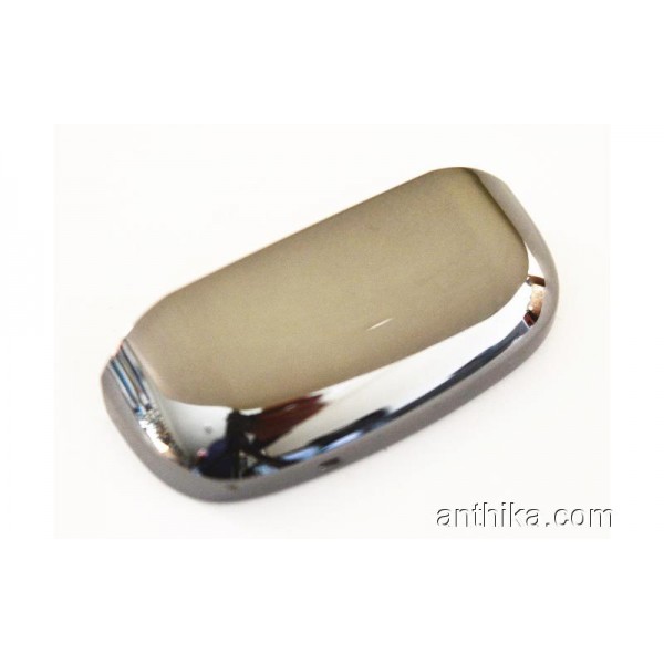 Nokia C2-02 Kapak Original Bottom Cover Black Chro...