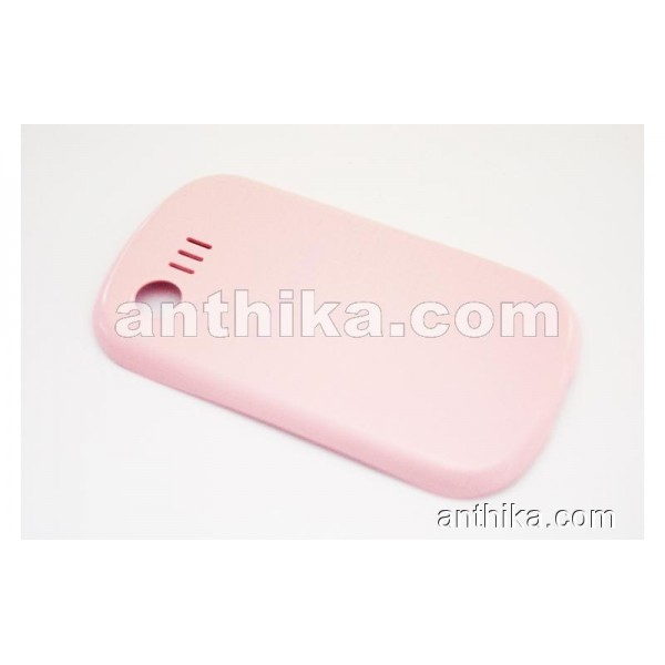Samsung C3510 Kapak Original Battery Cover Pink Ne...
