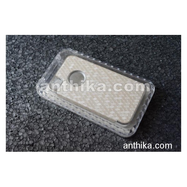 Apple Iphone 4 4G Kapak Hard Case Back Cover Chrem...