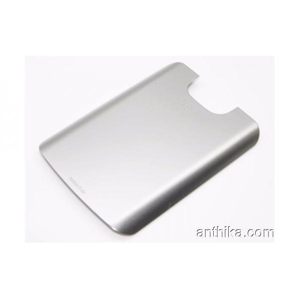 Nokia E5 E5-00 Kapak Orjinal Battery Cover Silver