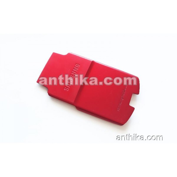 Samsung E490 Kapak Original Battery Cover Red Used