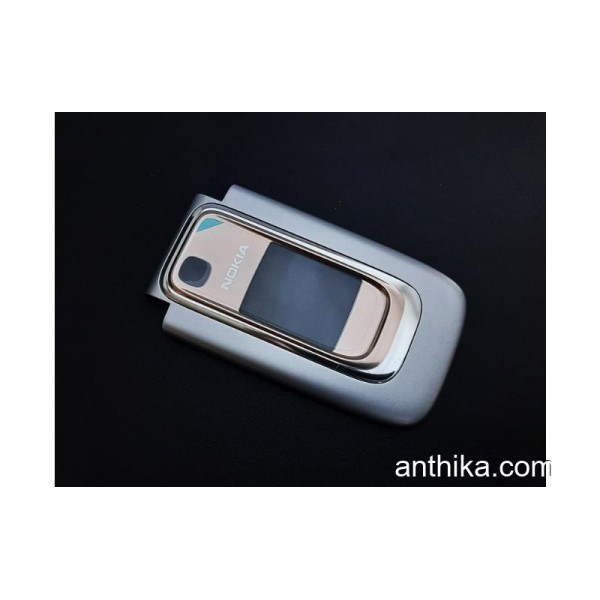 Nokia 6131 Kapak Original Front Cover A-Cover Silv...