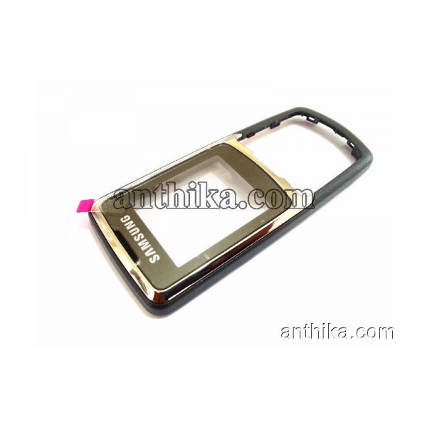 Samsung B220 Kapak Original Front Cover Black New