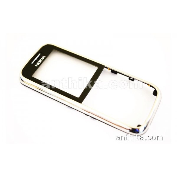 Nokia 6233 Kapak Original Front Cover Silver Used