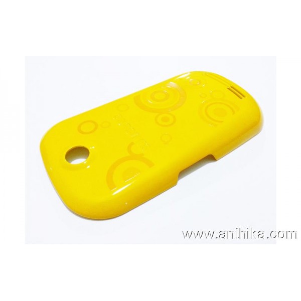 Samsung S3650 Orjinal Arka Batarya Kapak Cover Yellow