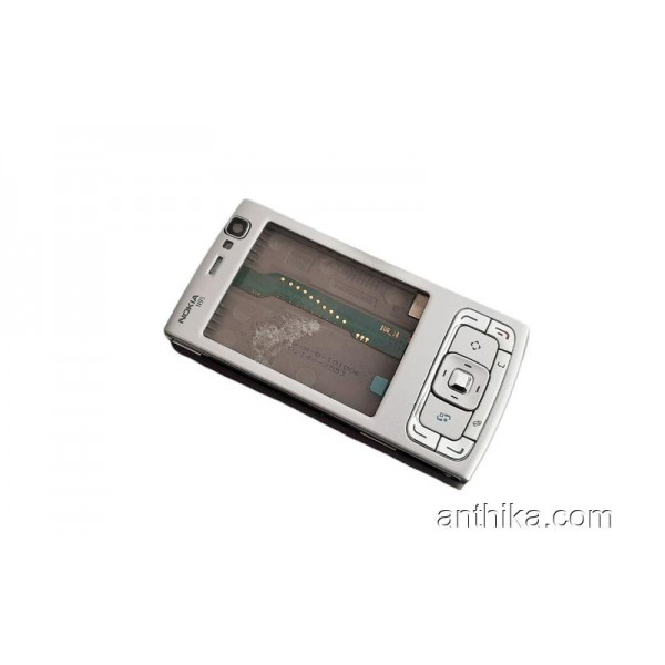 Nokia n95 Kapak Tuş Lens Mikrofon Speaker Flex Original Full Set Silver Brown