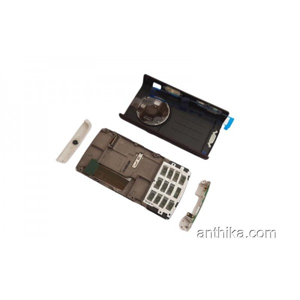 Nokia n95 Kapak Tuş Lens Mikrofon Speaker Flex Original Full Set Silver Brown