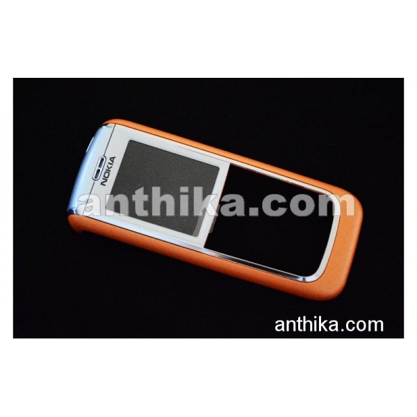 Nokia 6151 Kapak Original Front Cover Orange New