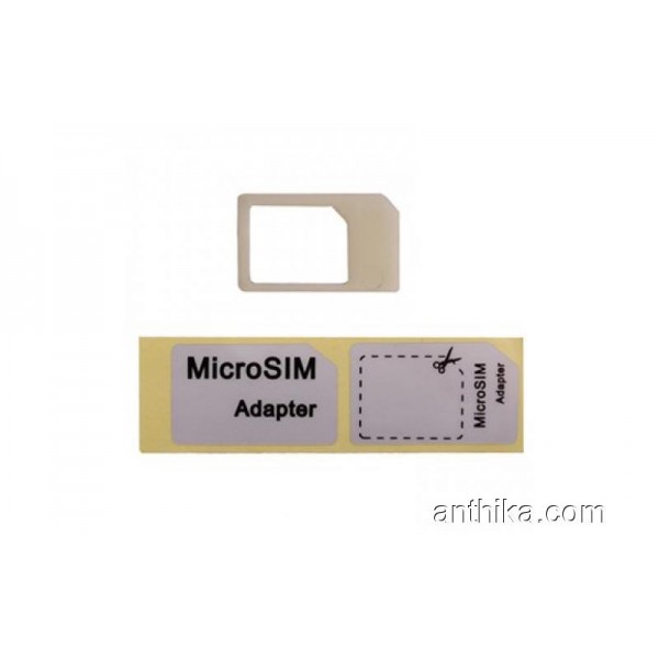 Mikro Sim Kart Adaptör Micro Sim Card Adapter New