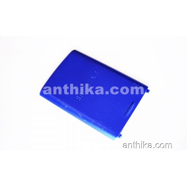 Samsung J600 Kapak Original Battery Cover Blue New