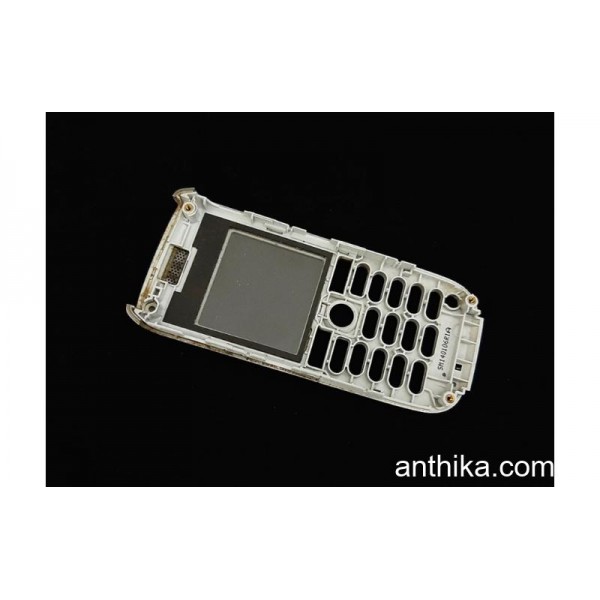 Sony Ericsson K300 K300i Kapak Original Front Cover Silver Used