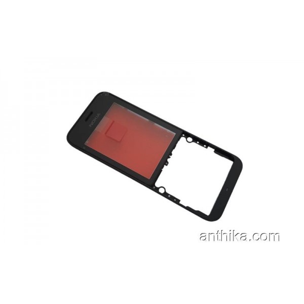 Nokia 220 Kapak Original Front Cover Black New