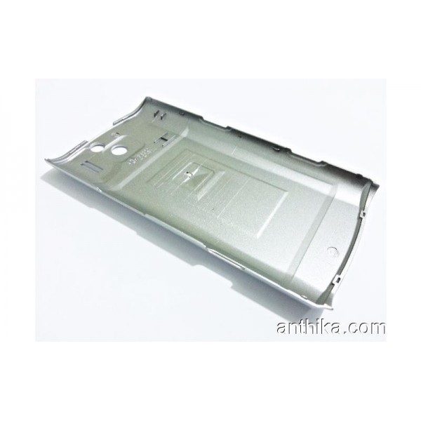 Samsung I8320 Kapak Orjinal Battery Cover Silver Vodafone