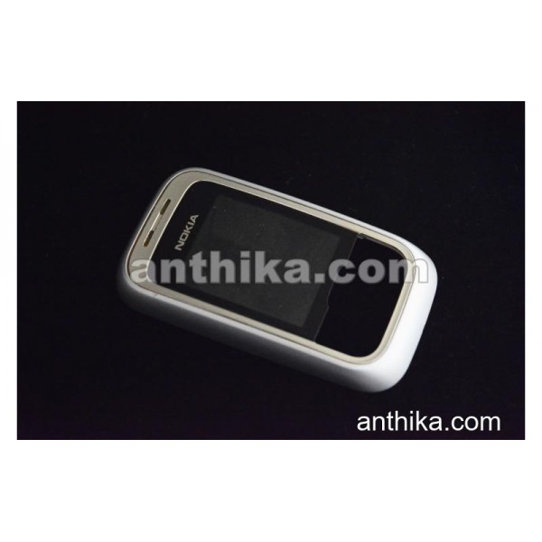 Nokia 6111 Kapak Original Front Cover Silver Black...