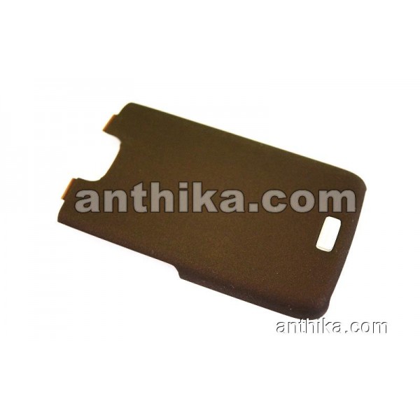 Nokia E65 Kapak Original Battery Cover Brown New
