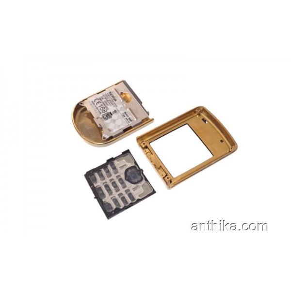 Nokia 8800 Sirocco Gold Kapak Tuş Set Kral Arthur Seri King Arthur Edition