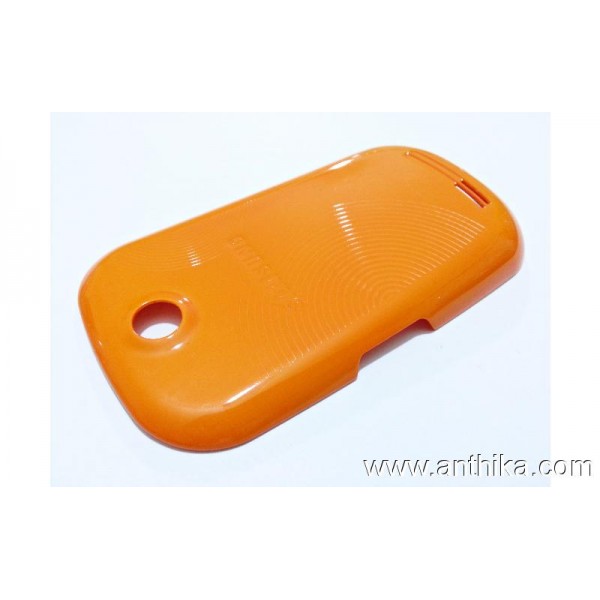 Samsung S3650 Orjinal Arka Batarya Kapak Cover Orange