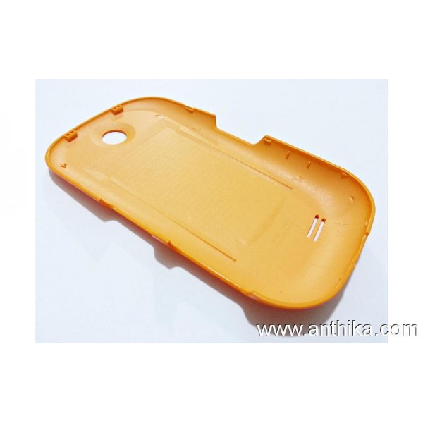 Samsung S3650 Orjinal Arka Batarya Kapak Cover Orange
