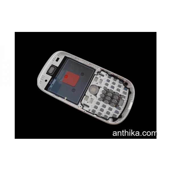 Nokia 200 201 Asha 200 201 Kapak Tuş Original Front Cover and Keypad White