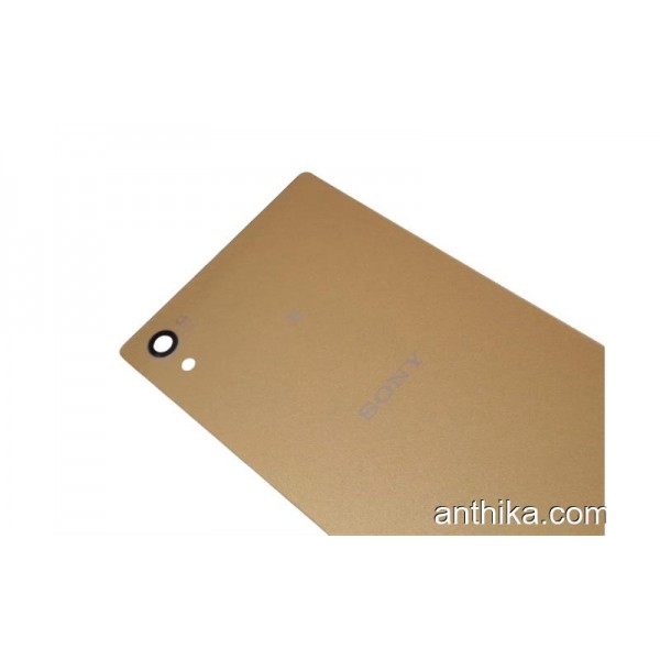 Sony Xperia Z5 Kapak Xperia Z5 Premium Arka Kapak Battery Cover Gold