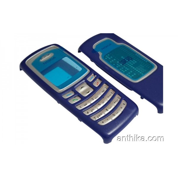 Nokia 2100 Kapak Tuş High Quality Xpress on Cover and Keypad Blue New
