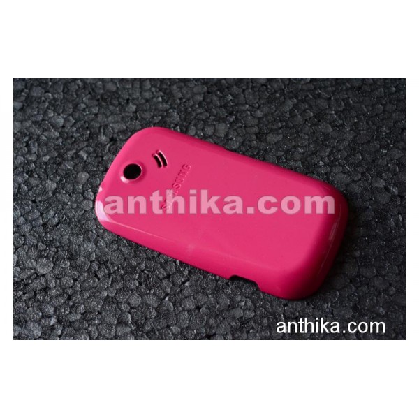 Samsung B3210 Kapak Original Battery Cover Pink Ne...