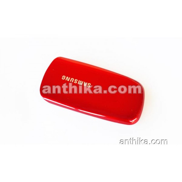 Samsung E1310 Kapak Original Front Cover Red Used