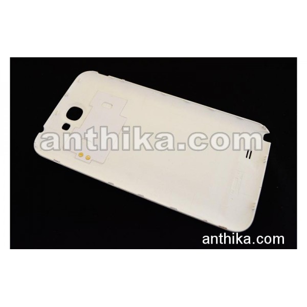 Samsung Galaxy Note 2 N7100 Kapak Original Battery Cover White Used-1