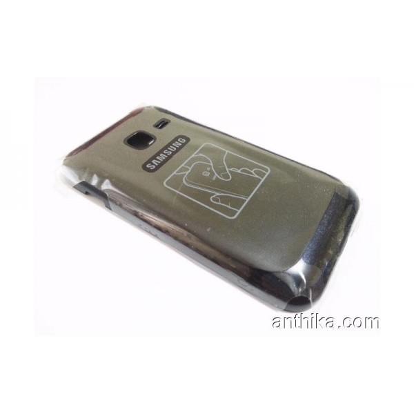 Samsung S6352 Kapak Orjinal Battery Cover Black