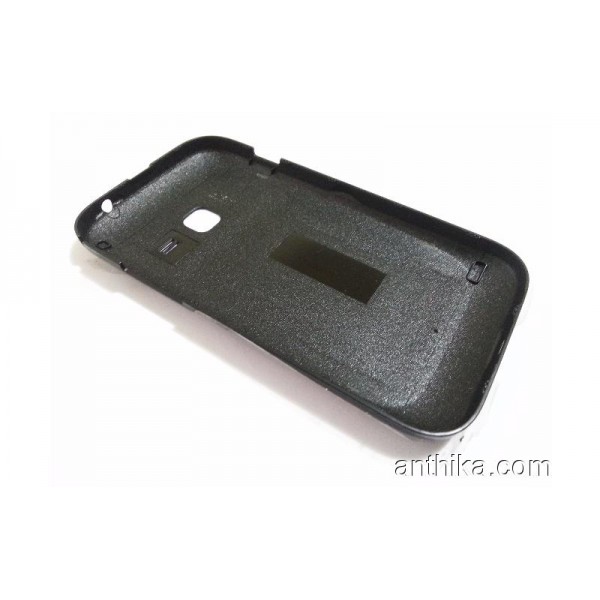 Samsung S6352 Kapak Orjinal Battery Cover Black
