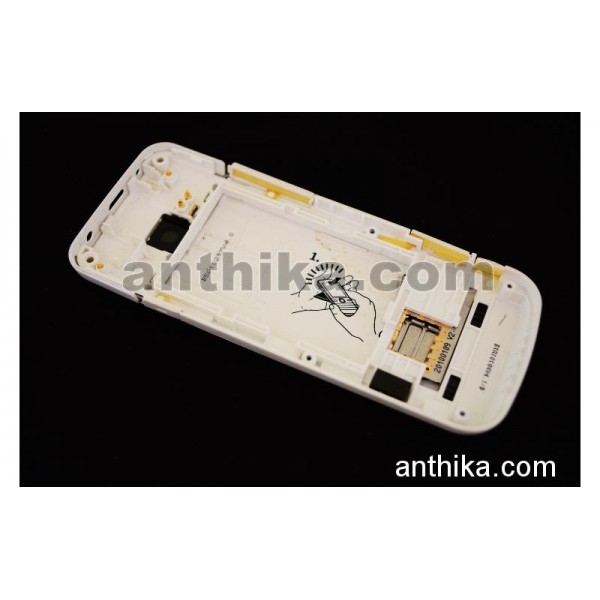 Nokia 6730 Kapak Original Battery Cover Antenna Cover White Used
