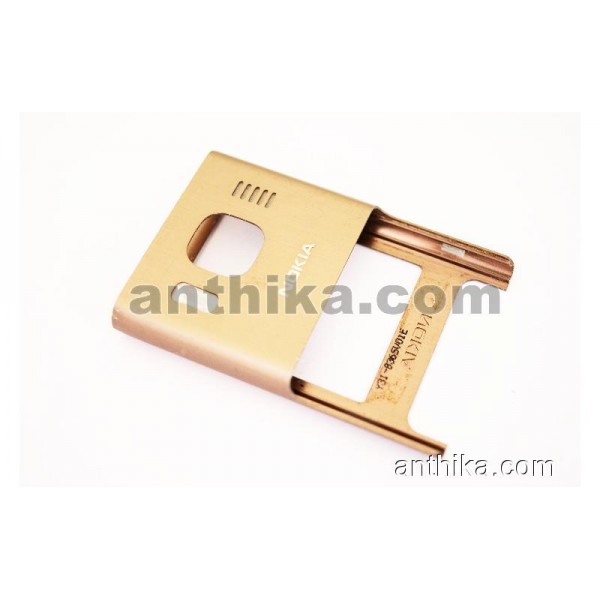 Nokia 6500 Classic Kapak Original Front Cover Brown Used 0250631