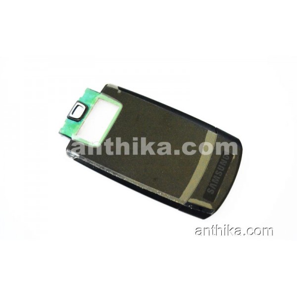 Samsung D830 Kapak Original Front Cover Black New