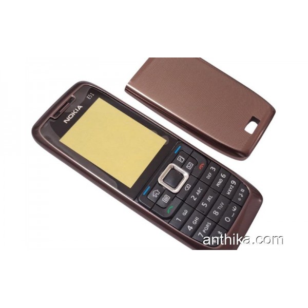 Nokia E51 Kapak Tuş Cover and Keypad Bronze New