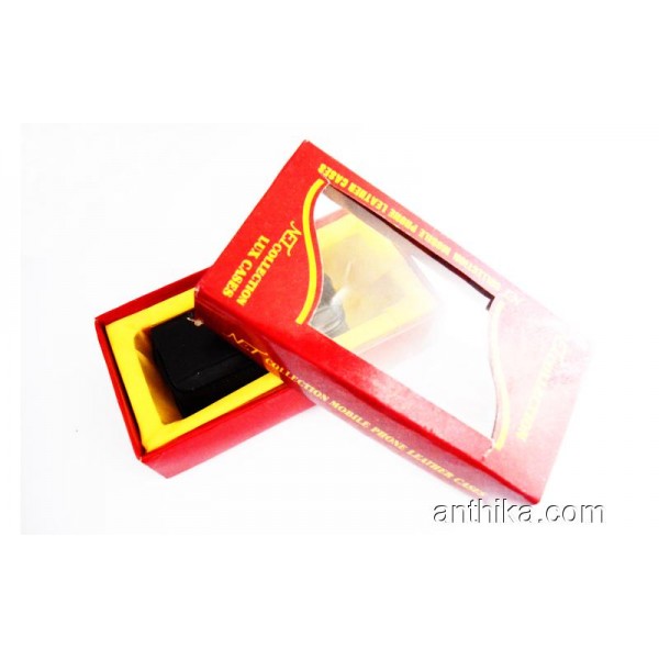 Samsung E700 E715 Kılıf High Quality Leather Case Black New in Box