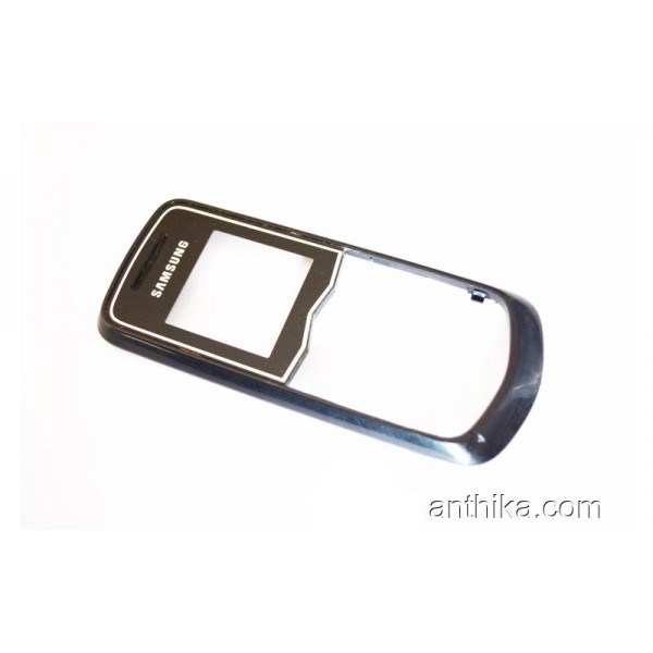 Samsung E1081 Kapak Original Front Cover Black Use...