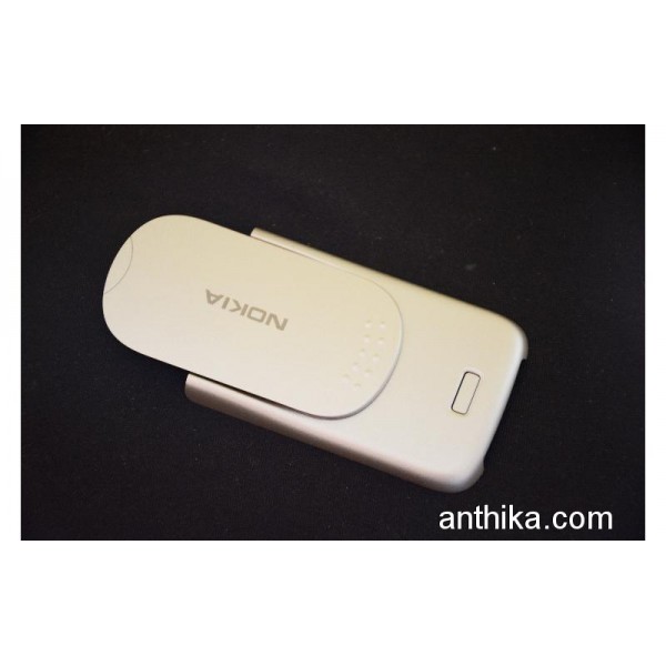 Nokia N73 Kapak Original Battery Cover Silver New