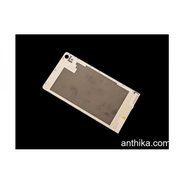 Huawei Ascend P6 P6-U06 Kapak Arka Kapak Batarya Kapağı Beyaz