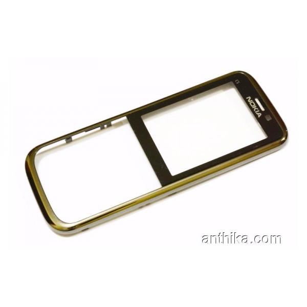 Nokia C5 Kapak Original Front Cover Dark Gray New