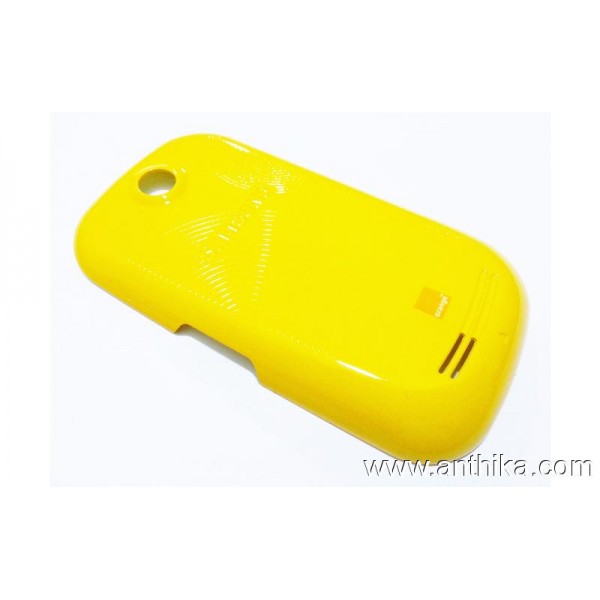 Samsung S3650 Orjinal Arka Batarya Kapak Cover Yel...