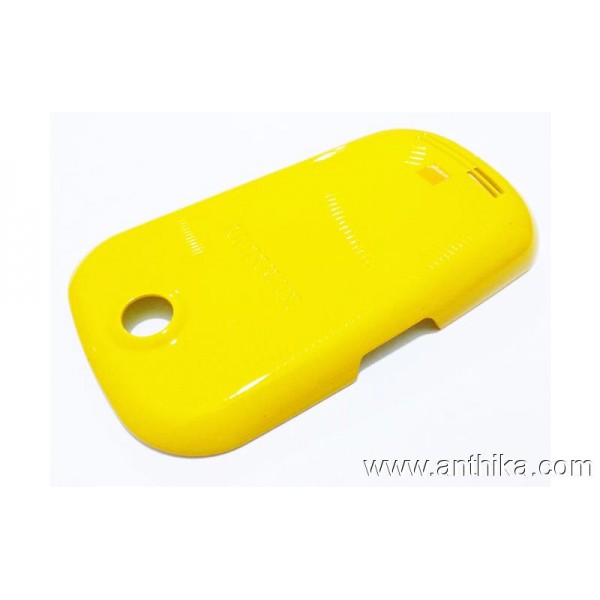 Samsung S3650 Orjinal Arka Batarya Kapak Cover Yellow - 2