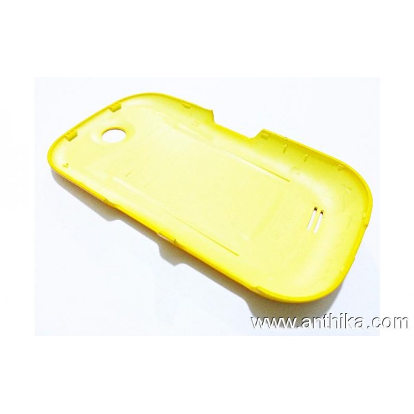 Samsung S3650 Orjinal Arka Batarya Kapak Cover Yellow - 2