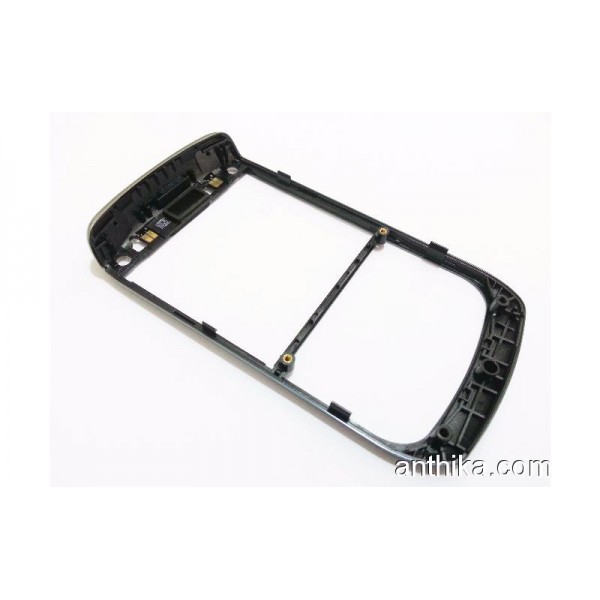 Blackberry 8900 Curve Kapak KVK Depodan Front Cover Black