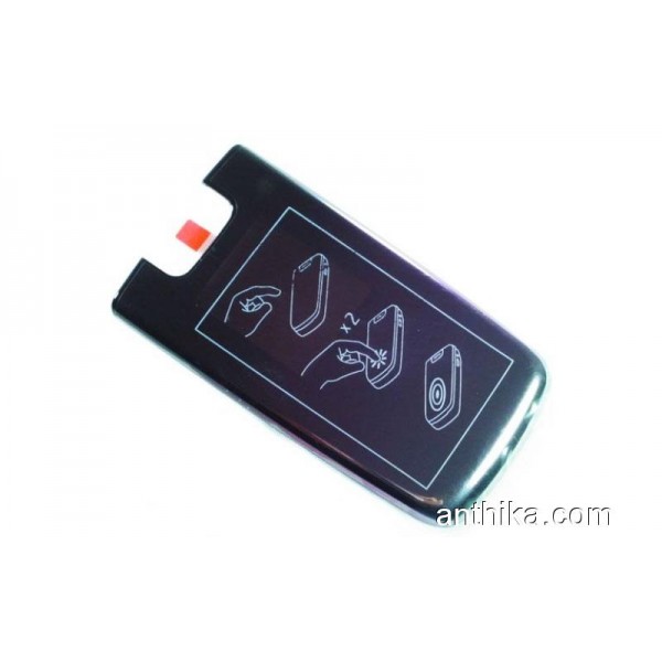 Nokia 6600 Fold Kapak Original Front Cover Black N...