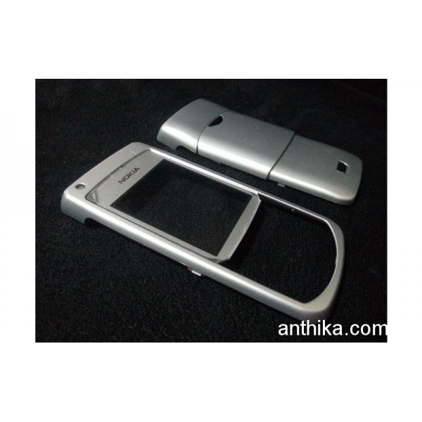 Nokia 6681 Kapak Set Orjinal Xpress On Cover Silve...