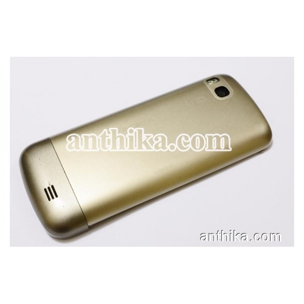 Nokia C3-01 Kapak Kasa Orjinal Battery Cover Gold ...